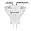 Código: 47251 Lámpara de halógeno 20 W tipo MR11 en caja, Volteck MR-1120