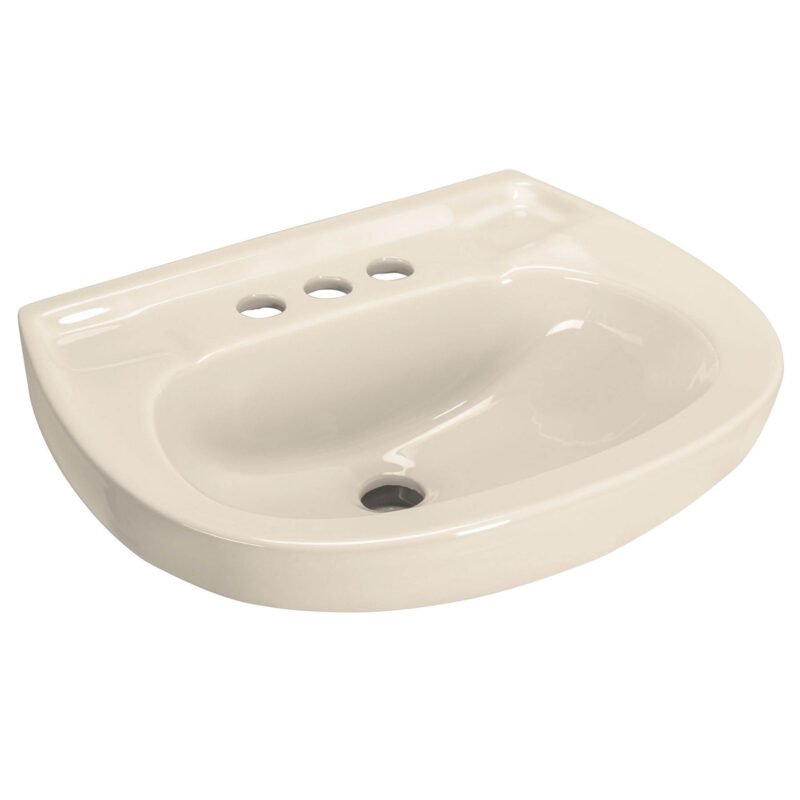 Código: 49356 Lavabo de porcelana con rebosadero, marfil, FOSET MUBA-10M