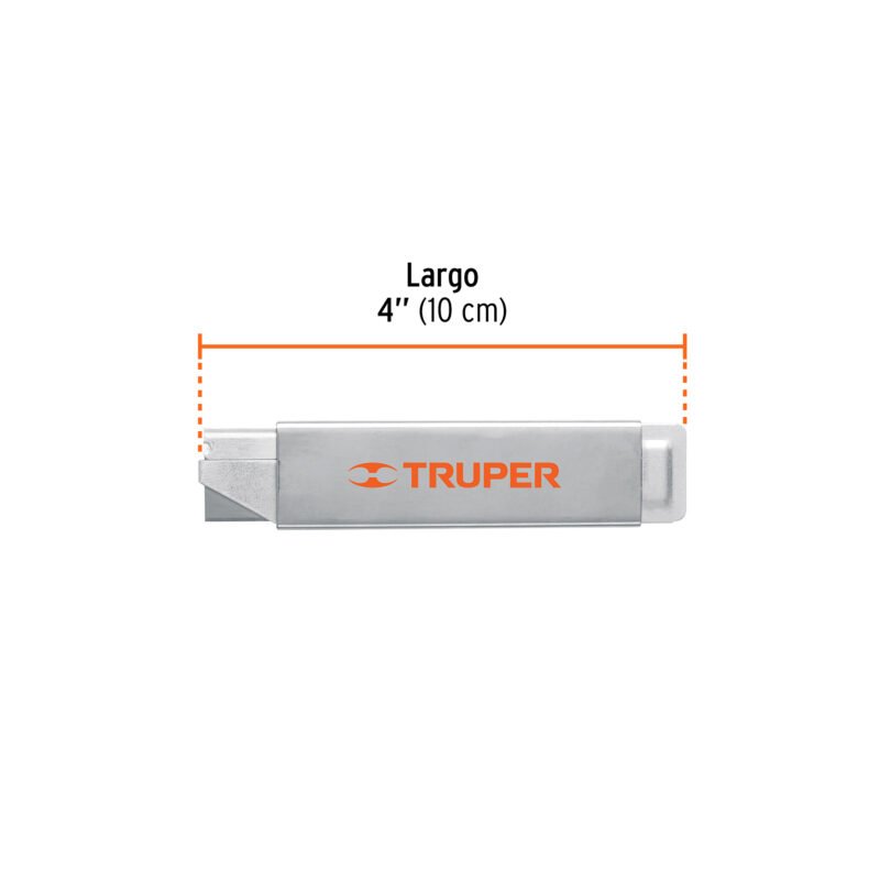 NC-10FC2.jpg Código: 102494 Navaja de costilla con cuerpo metálico, Truper NC-10