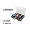 Código: 20679 Organizador 14' con 18 compartimentos, Pretul ORG-18P