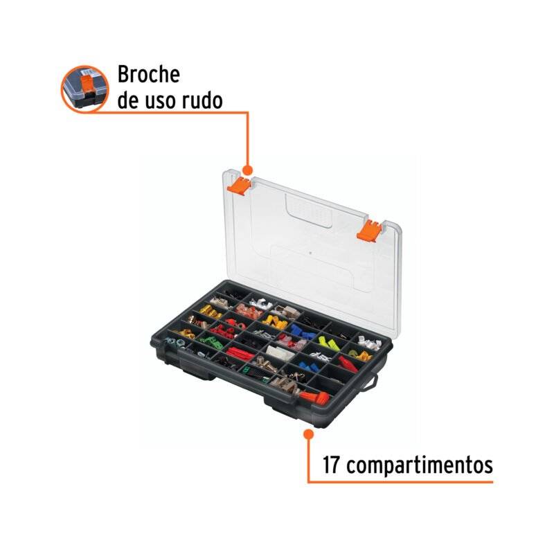 ORG-36FC1.jpg Código: 102760 Organizador de 11' con 36 compartimentos, Truper ORG-36