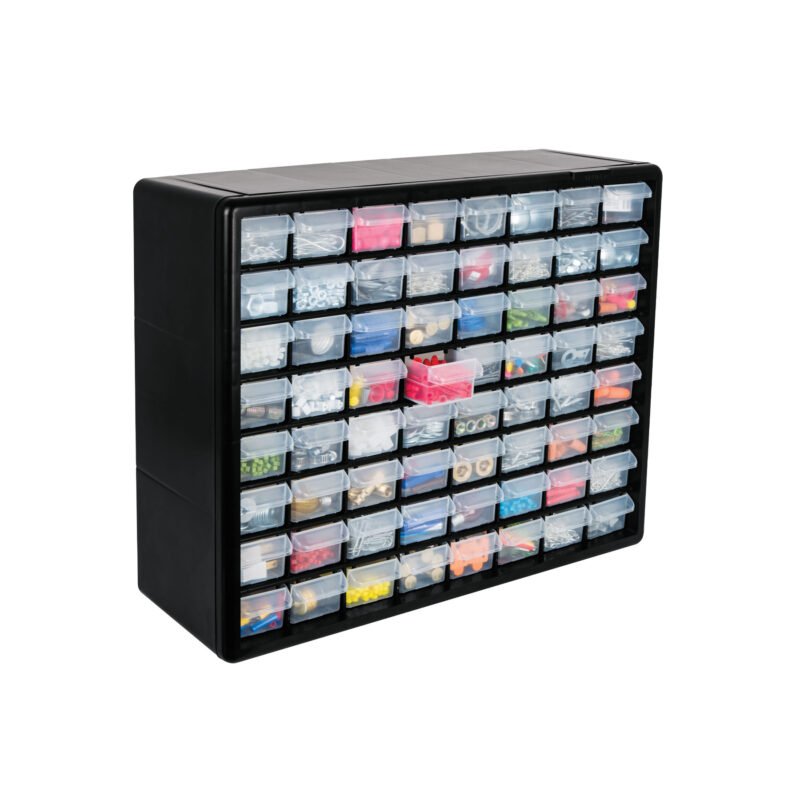 ORG-64.jpg Código: 10895 Organizador con 64 gavetas, Truper ORG-64