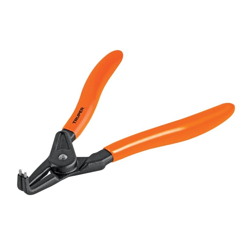 PA-369.jpg Código: 17364 Pinza punta a 90° 6-3/4' para abrir anillos, mango de PVC PA-369
