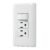 Código: 25079 Placa armada 2 contactos e interruptor sencillo, Basic PA-APCO-B3