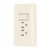 Código: 26633 Placa armada interruptor y 2 contactos, marfil, Basic PA-APCO-B3I