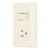 Código: 26634 Placa armada interruptor y contacto, marfil, Volteck PA-APCO-BI