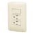 Código: 48668 Placa armada 2 contactos e interruptor,marfil,línea Italiana PA-APCO-I3