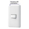 Código: 25078 Placa armada con 1 interruptor sencillo, Volteck Basic PA-APSE-B
