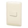 Código: 48660 Placa armada 1 interruptor sencillo, marfil, línea Italiana PA-APSE-I
