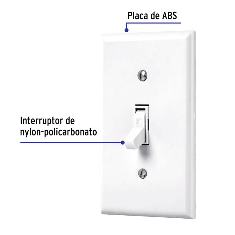 PA-APSE-SBFC1.jpg Código: 45952 Placa armada interruptor sencillo, línea Standard, blanco PA-APSE-SB