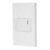 Código: 45592 Placa armada 1 interruptor, 1.5 módulos, Española, blanco PA-APSE15-EB