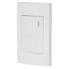 Código: 45593 Placa armada 1 interruptor, 3 módulos, Española, blanco PA-APSE3-EB