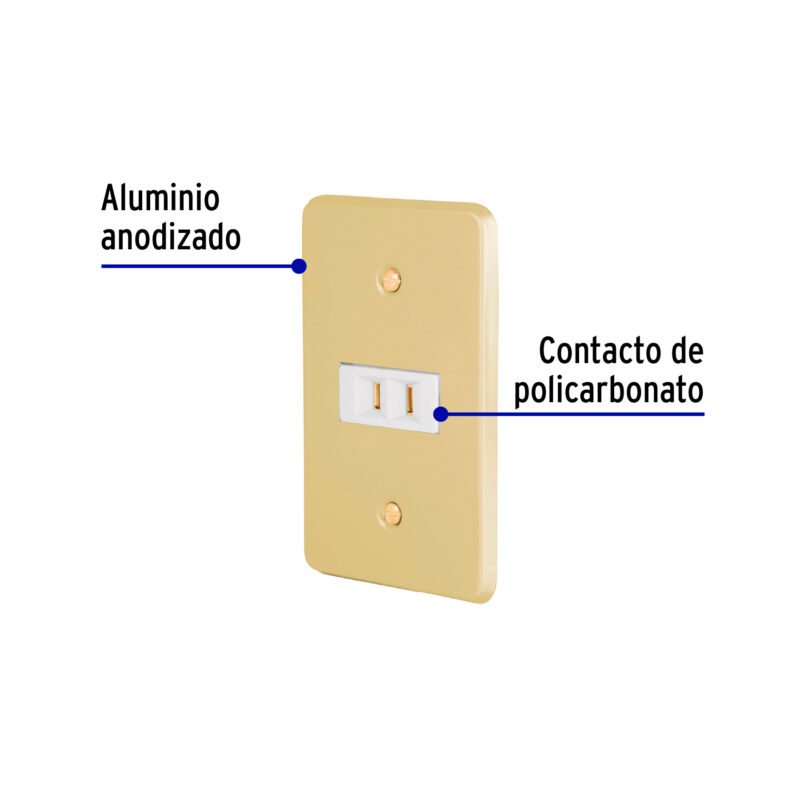 Código: 46387 Placa armada con contacto polarizado, línea Económica PA-CO-E