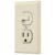 Código: 48489 Placa armada interruptor y contacto, línea Standard, marfil PA-COAP-S
