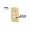 Código: 46390 Placa armada 2 contactos polarizados línea Económica PA-CODO-E