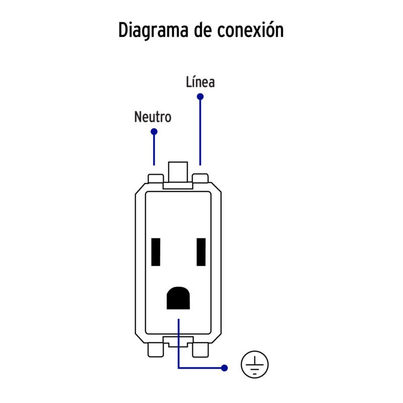 Código: 49944 Placa armada 3 contactos aterrizados, madera, línea Italiana PA-COTR-IM