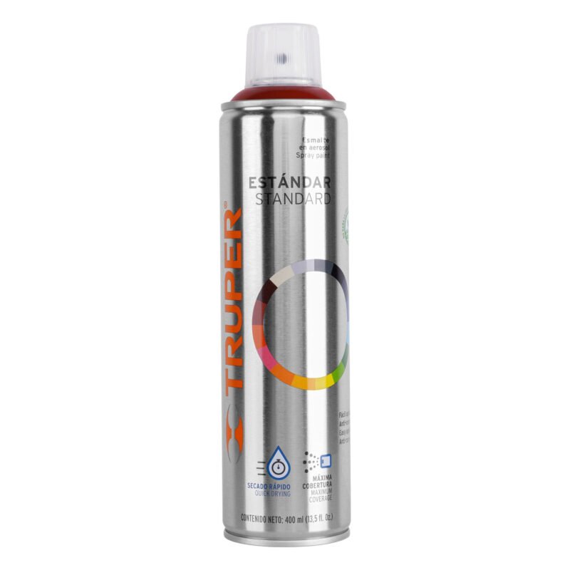 PA-GU.jpg Código: 12764 Pintura en aerosol, guinda, bote esbelto, 400 ml PA-GU