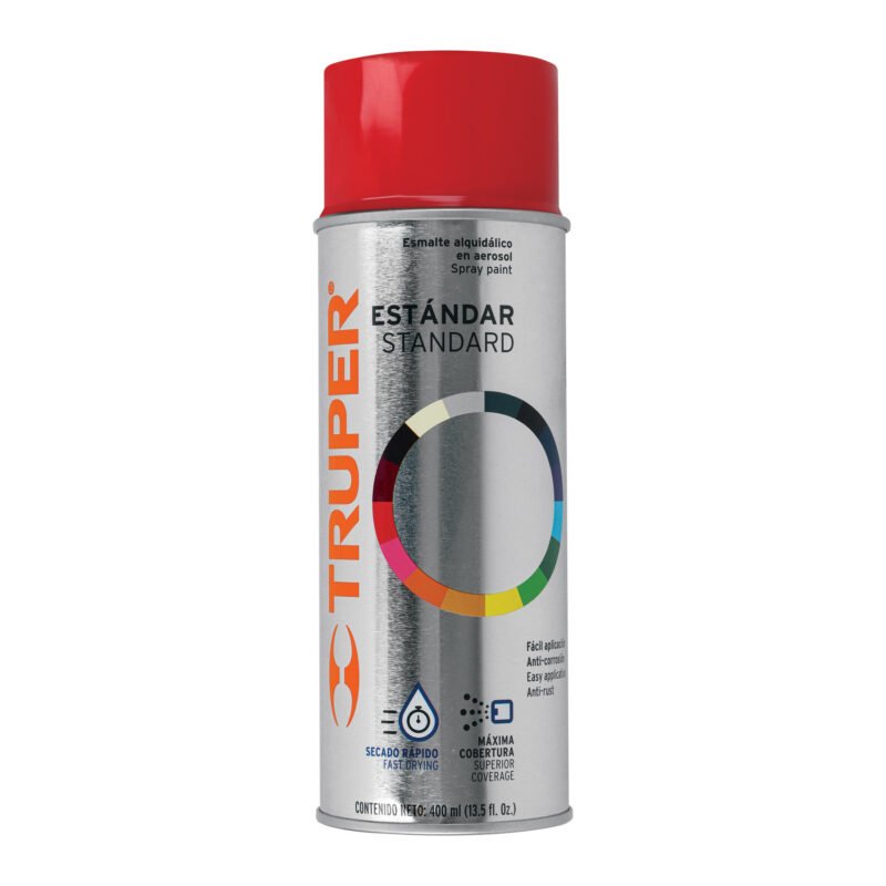 PA-RTX-2.jpg Código: 102839 Pintura en aerosol, rojo taxi, bote tradicional, 400 ml PA-RTX-2