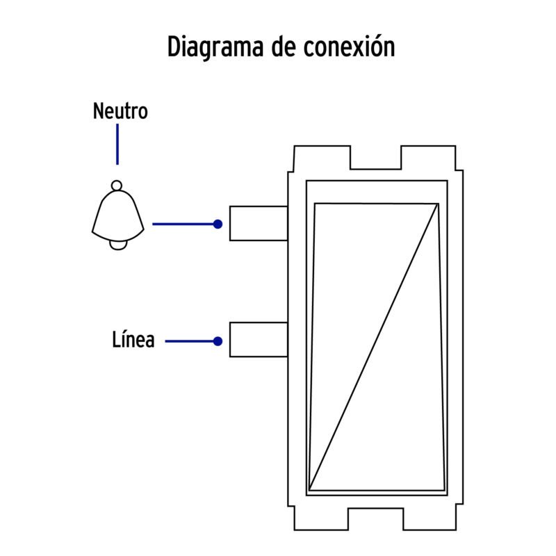 PA-TI-IMFC2.jpg Código: 49952 Placa armada con timbre madera, línea Italiana, Volteck PA-TI-IM