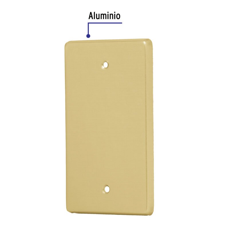 Código: 46402 Placa ciega, de aluminio, línea Standard, Volteck PACI-S