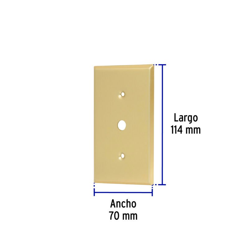 PADI-SFC2.jpg Código: 48174 Placa para atenuador, de aluminio, línea Standard, Volteck PADI-S
