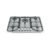 Código: 48316 Parrilla gas empotrable 75cm, 5 quem, acero inox, Riviera PAE-755GA