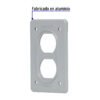 Código: 46430 Placa tipo FS, doble, de sobreponer, Volteck PAFDO-S