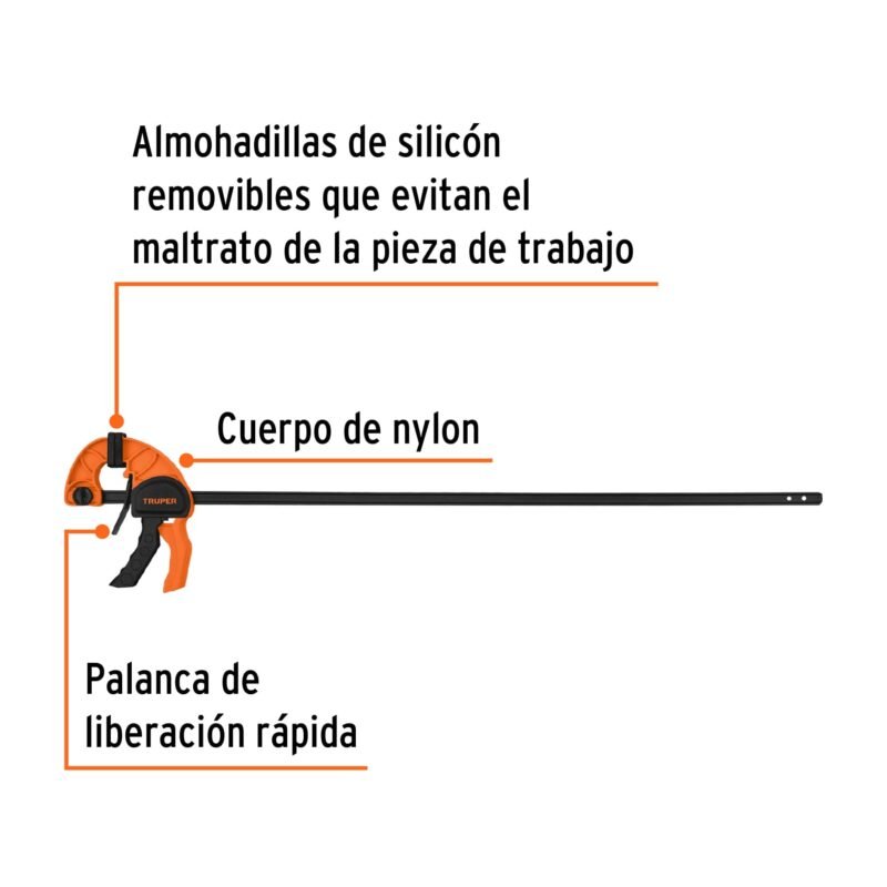 PAR-124FC1.jpg Código: 102626 Prensa con ajuste rápido 24' PAR-124