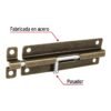 Código: 45724 Pasador de barril de acero latón antiguo 6', HERMEX PAS-62