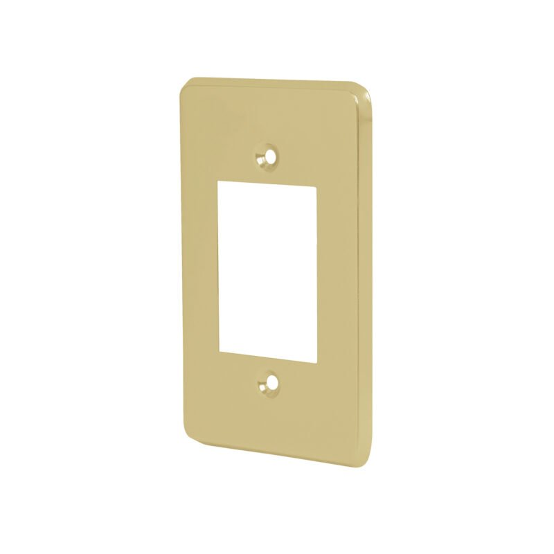 Código: 46437 Placa 3 módulos, de aluminio, línea Económica, Volteck PATR-E