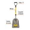 Código: 17153 Pala carbonera Tru Pro, puño 'Y', mango de fibra de vidrio PCAY-F