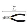 Código: 22636 Pinza de corte diagonal 6' mango de PVC, Pretul PCD-6P