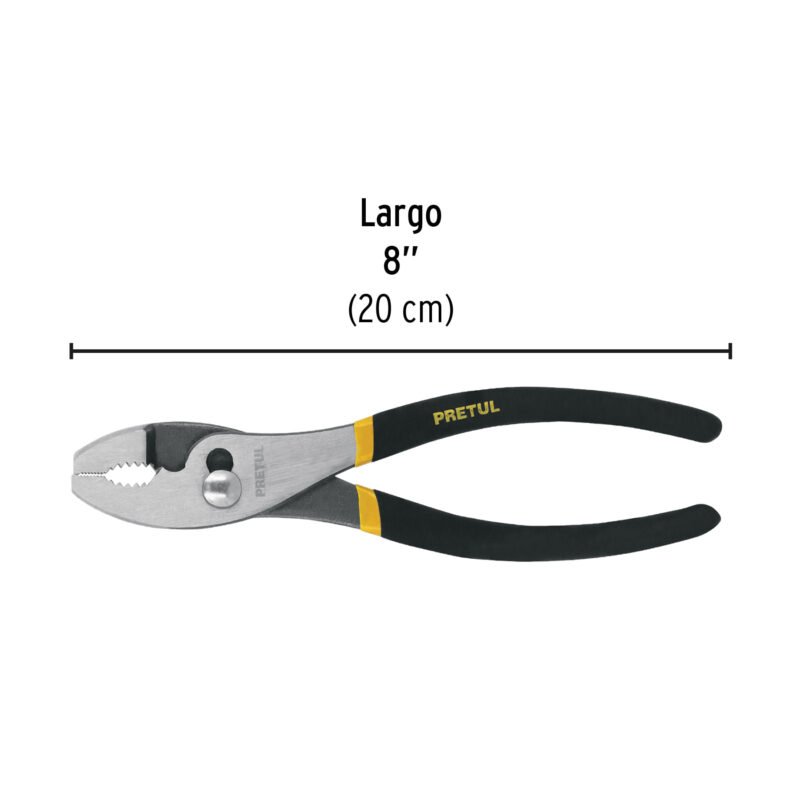 PCH-8PFC2.jpg Código: 22654 Pinza de chofer 8' mango de PVC, Pretul PCH-8P