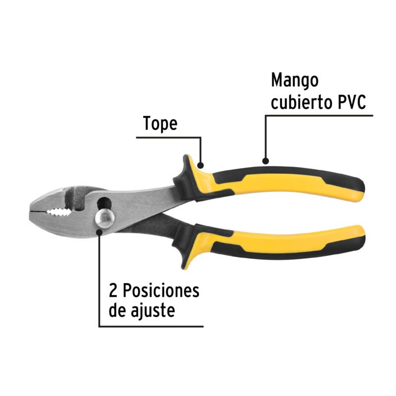 Código: 22673 Pinza de chofer 8' mango Comfort Grip, Pretul PCH-8PX