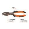 Código: 13065 Pinzas de chofer 8' mango Comfort Grip, Truper Expert PCH-8X
