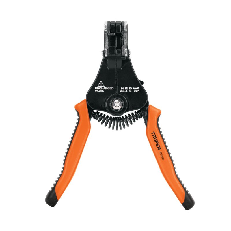 PE-CA-65.jpg Código: 103357 Pinza 6.5' pela cables automática, 14 a 10 AWG, TRUPER PE-CA-65