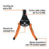 Código: 103357 Pinza 6.5' pela cables automática, 14 a 10 AWG, TRUPER PE-CA-65