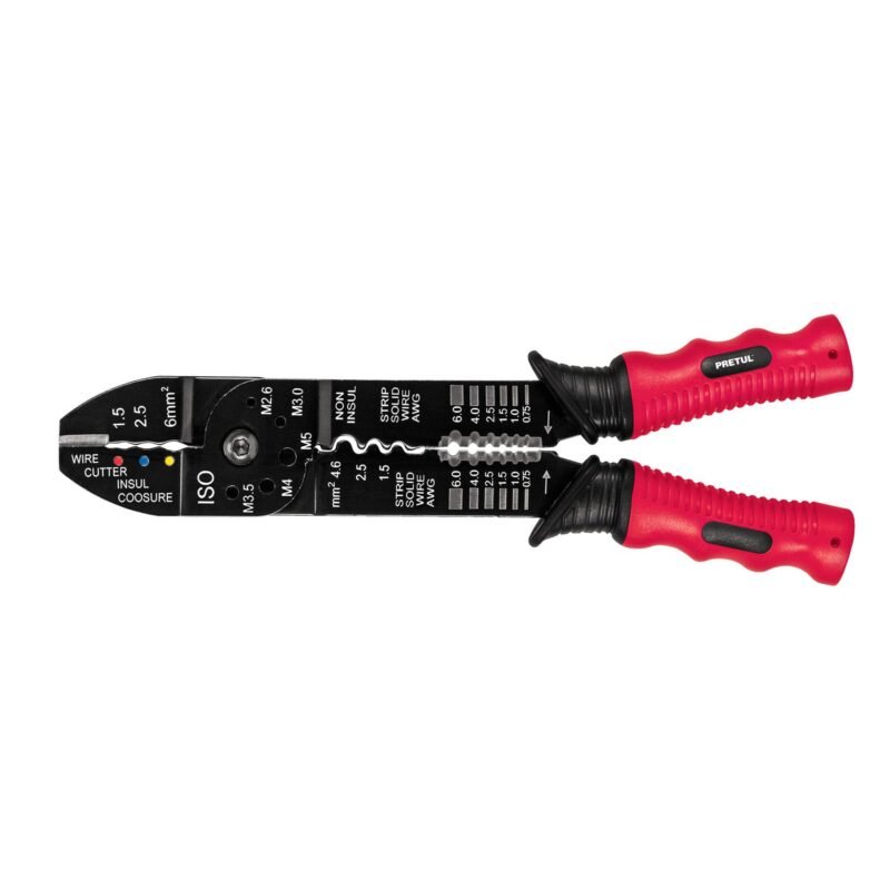 PE-CA-9P.jpg Código: 22710 Pinza 9' pela cables, 18 a 10 AWG, PRETUL PE-CA-9P