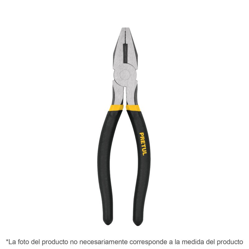 PEL-7P.jpg Código: 22603 Pinza para electricista 7' mango de PVC, Pretul PEL-7P