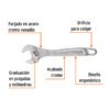 Código: 15507 Llave ajustable (perico) 10' profesional cromada, Expert PET-10C