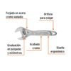 Código: 15505 Llave ajustable (perico) 6' profesional cromada, Expert PET-6C