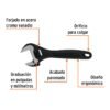 Código: 15500 Llave ajustable (perico) 6' profesional pavonada, Expert PET-6