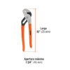 Código: 17351 Pinza de extensión 10' mango de PVC, Truper PEX-10
