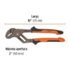 Código: 13068 Pinzas de extensión 10' mango Comfort Grip, Truper Expert PEX-10X