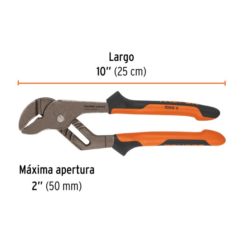 PEX-10XFC2.jpg Código: 13068 Pinzas de extensión 10' mango Comfort Grip, Truper Expert PEX-10X