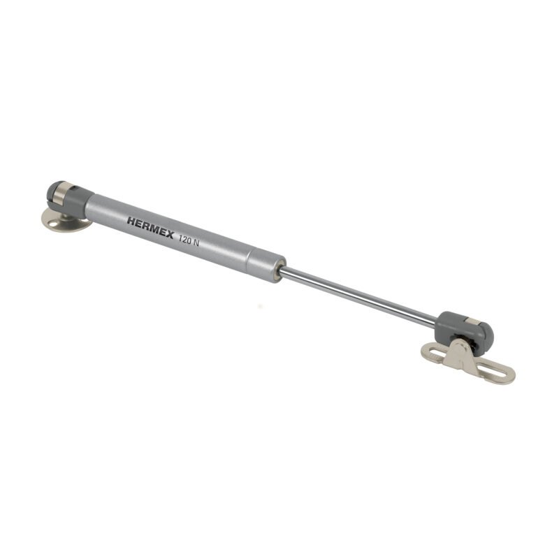 PIGA-120.jpg Código: 42004 Pistón a gas con capacidad de 120 N / 12 kg, HERMEX PIGA-120