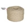 Código: 45658 Piola de Sisal de 8 mm x 30 m natural, Fiero PIO-830S