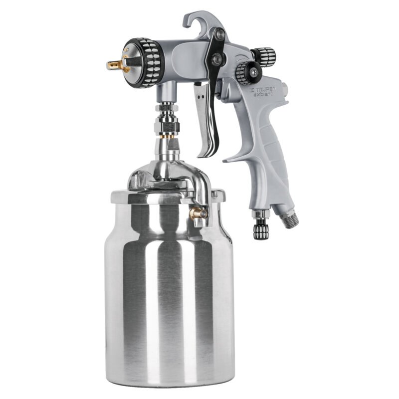 PIPI-340X.jpg Código: 14030 Pistola p/pintar succión HVLP vaso aluminio, 1.4 mm, Expert PIPI-340X
