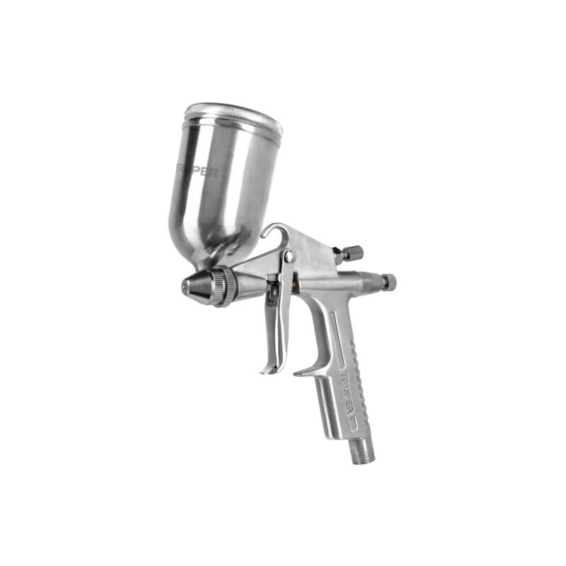 PIPI-400.jpg Código: 11098 Pistola compacta p/retoque LVMP vaso alum, 0.5 mm, Truper PIPI-400
