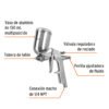 Código: 11098 Pistola compacta p/retoque LVMP vaso alum, 0.5 mm, Truper PIPI-400